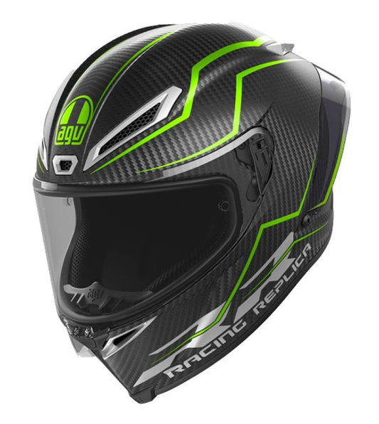 CASCO AGV PISTA GP RR E2206 PERFORMANTE CARBON / LIME