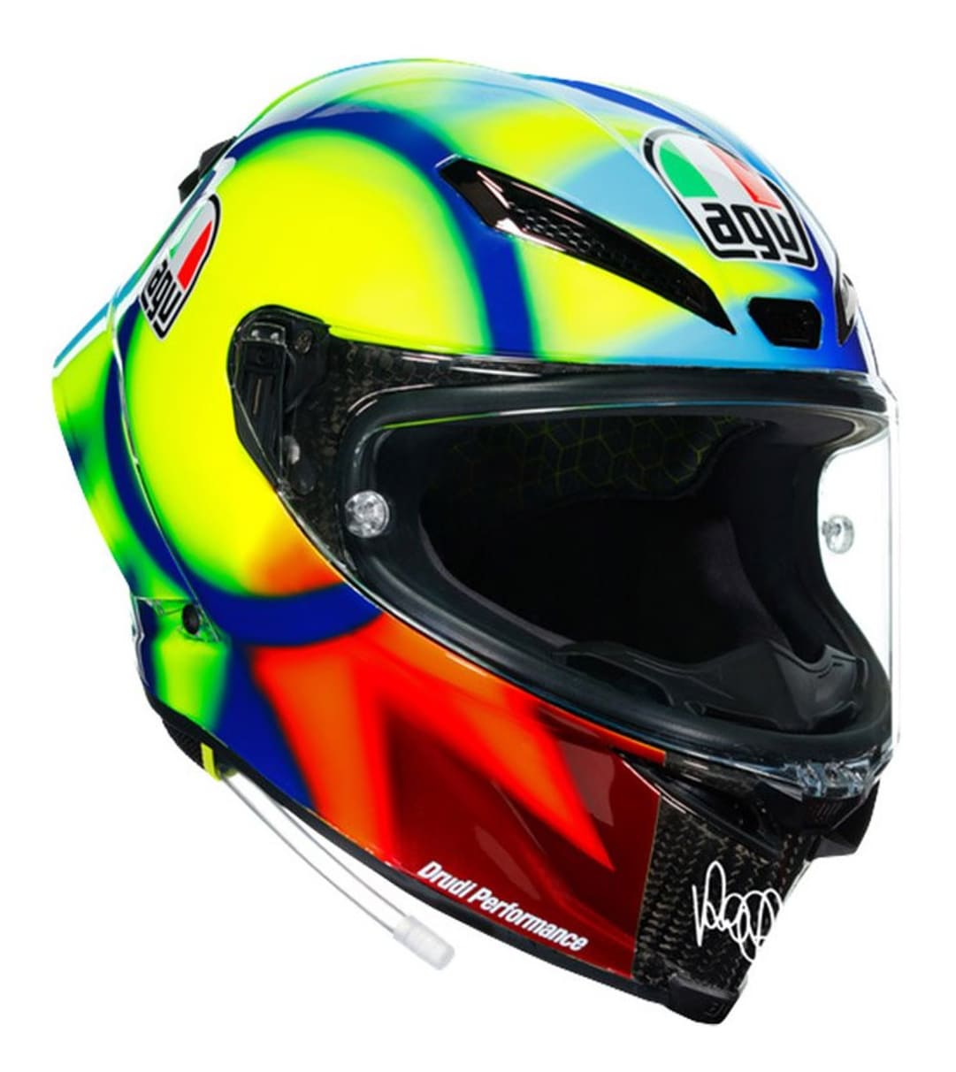 CASCO AGV PISTA GP RR E2206 ROSSI SOLELUNA